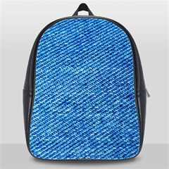 Blue Denim  School Bag (xl) by ConteMonfrey