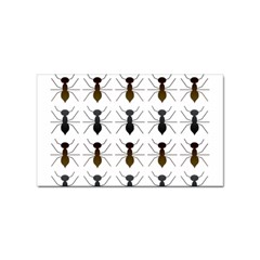 Ants Insect Pattern Cartoon Ant Animal Sticker Rectangular (10 Pack) by Ravend