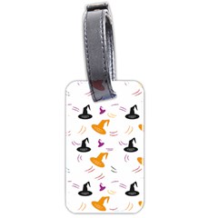 Witch Hat Witch Magic Halloween Luggage Tag (two Sides) by Ravend