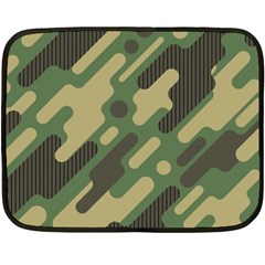 Camouflage Pattern Background Fleece Blanket (mini) by Wegoenart