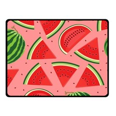 Red Watermelon  Fleece Blanket (small) by ConteMonfrey