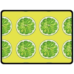 Yellow Lemonade  Fleece Blanket (large)  by ConteMonfrey