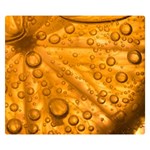 Lime Water Bubbles Macro Light Detail Background Double Sided Flano Blanket (Small)  50 x40  Blanket Front