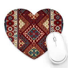 Armenian Carpet Heart Mousepad by Gohar