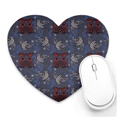 Armenian Ornaments Heart Mousepad by Gohar