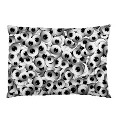 Eyes Drawing Motif Random Pattern Pillow Case by dflcprintsclothing