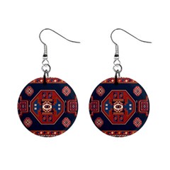 Armenian Carpet Mini Button Earrings by Gohar