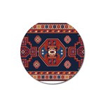 Armenian Carpet Magnet 3  (Round) Front