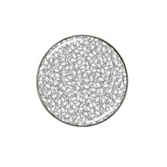 Bacterias Drawing Black And White Pattern Hat Clip Ball Marker (10 Pack) by dflcprintsclothing