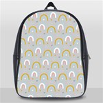 Rainbow pattern School Bag (Large) Front