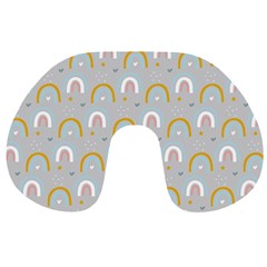 Rainbow Pattern Travel Neck Pillow by ConteMonfrey