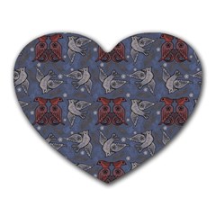 Armenian Ornaments Heart Mousepad by Gohar