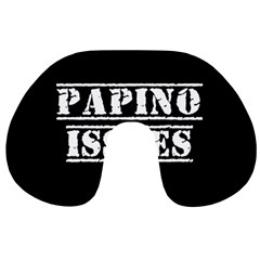 Papino Issues - Italian Humor Travel Neck Pillow by ConteMonfrey