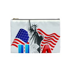 New York City Holiday United States Usa Cosmetic Bag (medium) by Jancukart