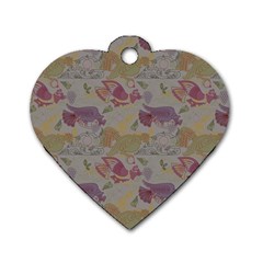 Pattern-tsit Dog Tag Heart (two Sides) by Gohar