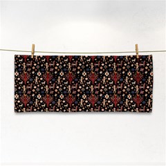 Carpet Symbols Hand Towel by Gohar