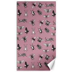 Insects Pattern Canvas 40  X 72  by Valentinaart