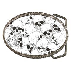 Skull Pattern Belt Buckles by Valentinaart