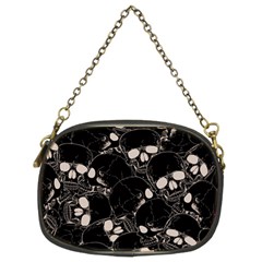 Skull Pattern Chain Purse (two Sides) by Valentinaart