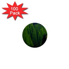 Forest Scenery Nature Trees Woods 1  Mini Buttons (100 Pack)  by danenraven