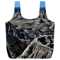 Badlands National Park Nature South Dakota Geology Full Print Recycle Bag (xl) by danenraven