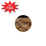 Mars Crater Planet Canyon Cliff Nasa Astronomy 1  Mini Buttons (10 pack)  Front