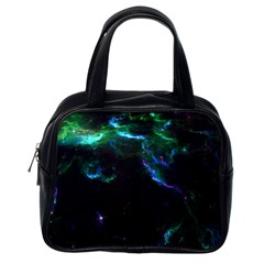 Space Cosmos Galaxy Stars Black Hole Universe Art Classic Handbag (one Side) by Pakemis