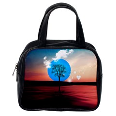 Surreal Fantasy Abstract Art Creativity Horizon Classic Handbag (one Side) by Pakemis