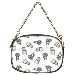 Cute Seamless Pattern With Koala Panda Bear Chain Purse (two Sides) by Pakemis