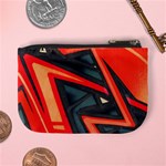 Graffiti Detail Wallpaper Texture Background Mini Coin Purse Back