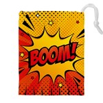 Explosion Boom Pop Art Style Drawstring Pouch (5XL) Front