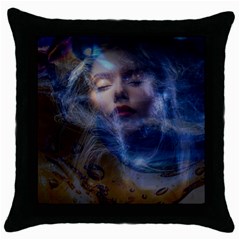 Mercurybeauy Throw Pillow Case (black) by Sparkle