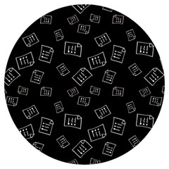 Background Graphic Wallpaper Decor Backdrop Art Round Trivet by Uceng