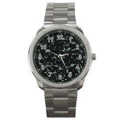 Pattern Texture Army Military Background Sport Metal Watch by Uceng