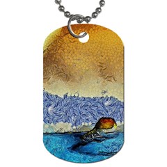 Abstract Painting Art Texture Dog Tag (two Sides) by Ravend