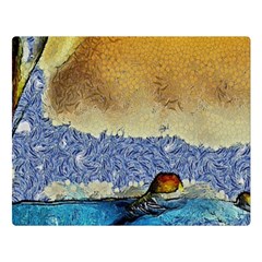 Abstract Painting Art Texture Flano Blanket (large) by Ravend