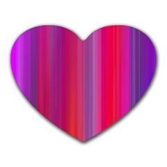 Multicolored Abstract Linear Print Heart Mousepad by dflcprintsclothing