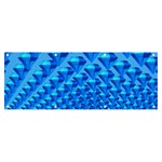 Diamond Pattern Banner and Sign 8  x 3  Front