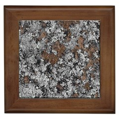 Floral Surface Print Design Framed Tile by dflcprintsclothing