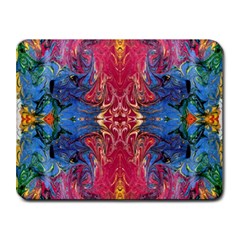 Firey Repeats I Small Mousepad by kaleidomarblingart