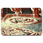 Naples Pizza on the making Large Doormat 30 x20  Door Mat