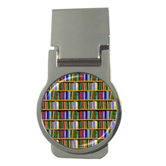 Books On A Shelf Money Clips (round)  by TetiBright