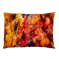 Multicolored Melted Wax Texture Pillow Case by dflcprintsclothing