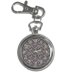 Black Cheetah Skin Key Chain Watches by Sparkle