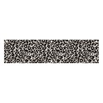 Black Cheetah Skin Banner and Sign 4  x 1  Front