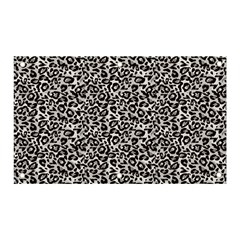 Black Cheetah Skin Banner And Sign 5  X 3  by Sparkle