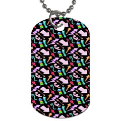 Retro Arrows Dog Tag (one Side) by Sparkle