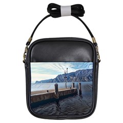 Pier On The End Of A Day Girls Sling Bag by ConteMonfrey