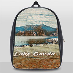 Calm Day On Lake Garda School Bag (xl) by ConteMonfrey