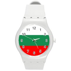 Bulgaria Round Plastic Sport Watch (m) by tony4urban